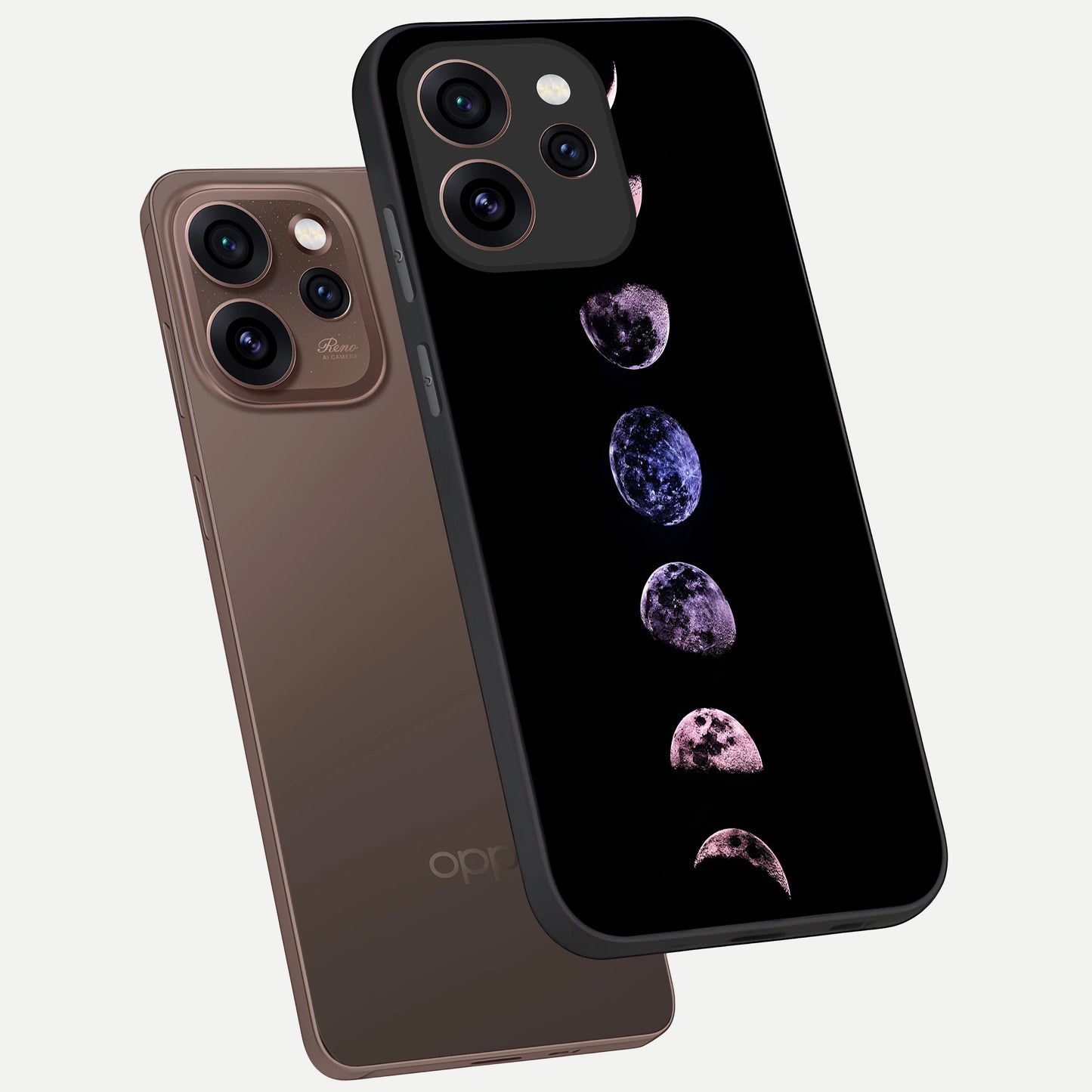  Crimson All Planets phone case For Oppo Reno 15 Pro showing premium glass back cover with detailed artwork