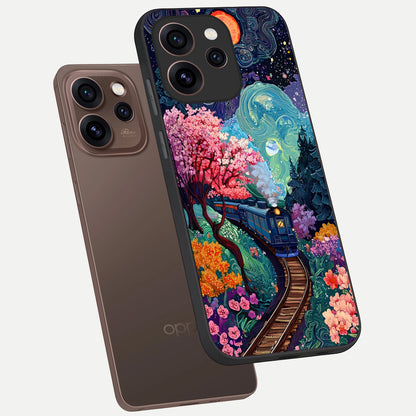  Digital Art phone case For Oppo Reno 15 Pro showing premium glass back cover with detailed artwork