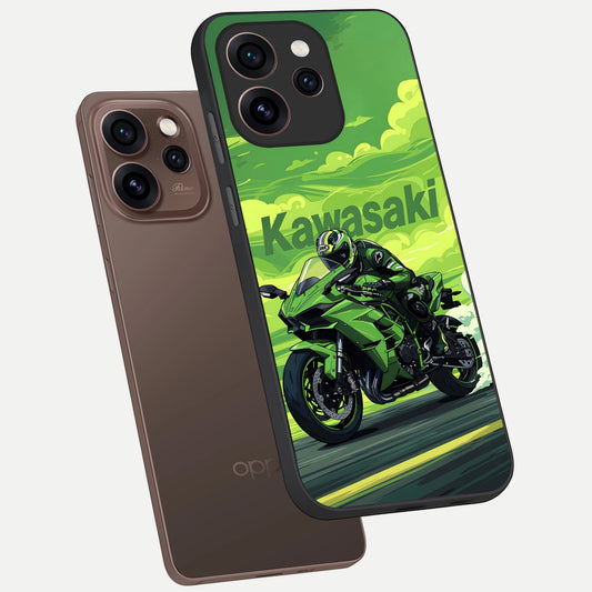  Greenery Sky phone case For Oppo Reno 15 Pro showing premium glass back cover with detailed artwork