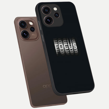  Mono Focus Vision phone case For Oppo Reno 15 Pro showing premium glass back cover with detailed artwork