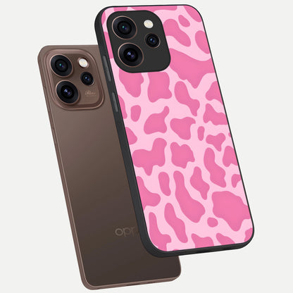  Pinkish Scenery phone case For Oppo Reno 15 Pro showing premium glass back cover with detailed artwork