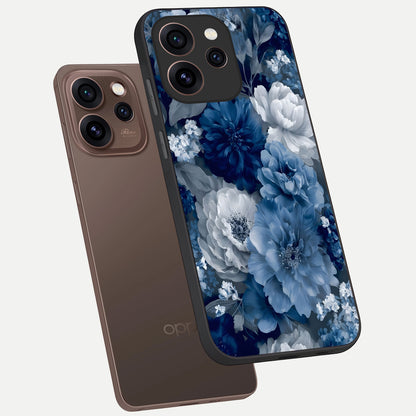  Royal Bloom Garden phone case For Oppo Reno 15 Pro showing premium glass back cover with detailed artwork