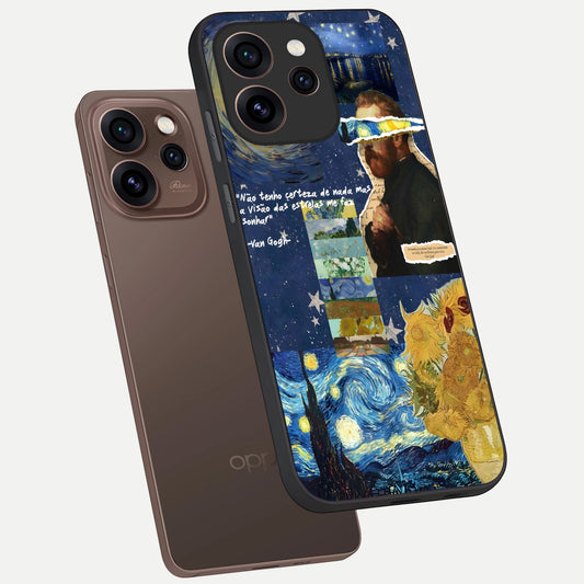  Starry Dream Vision phone case For Oppo Reno 15 Pro showing premium glass back cover with detailed artwork