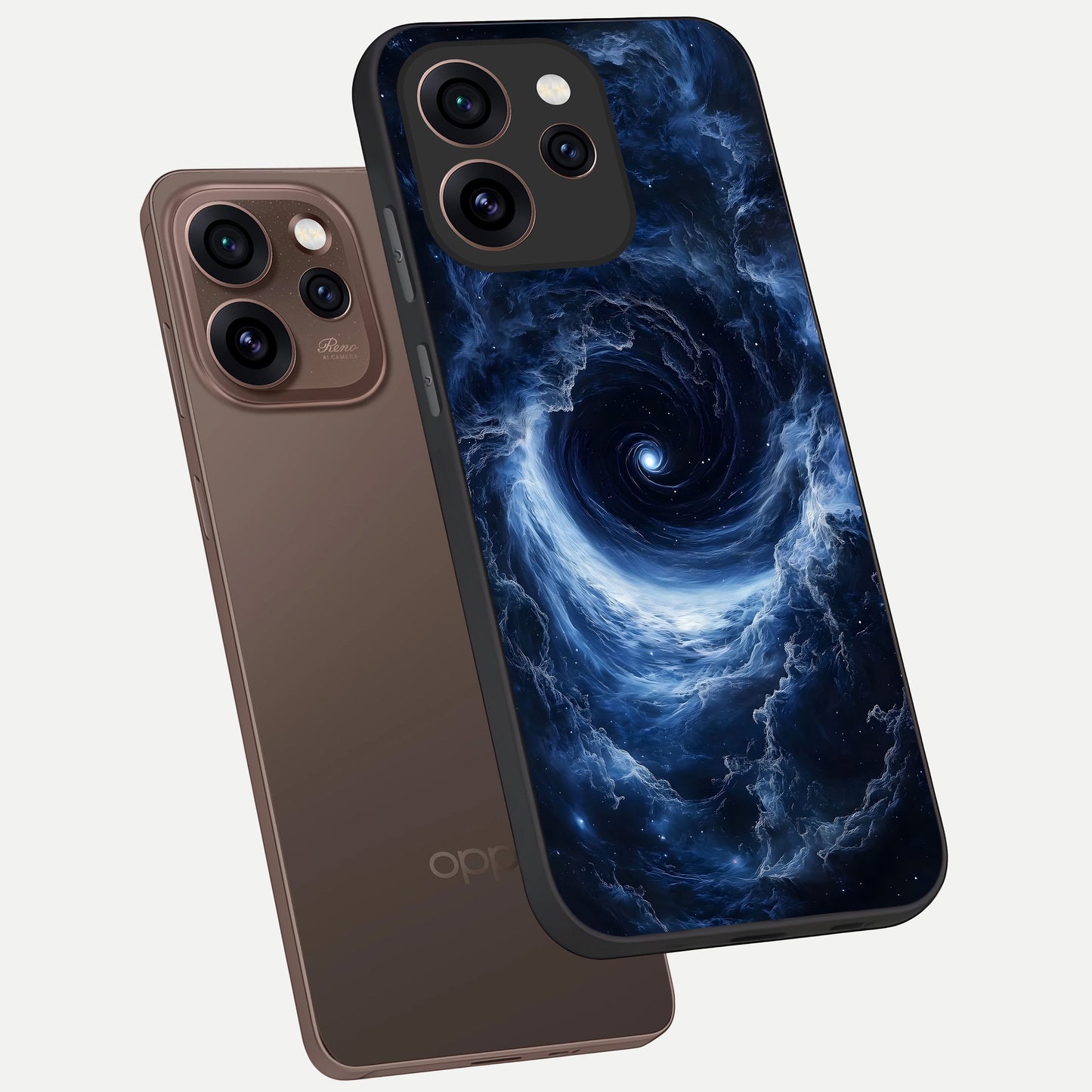  Stunning Galaxy phone case For Oppo Reno 15 Pro showing premium glass back cover with detailed artwork