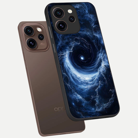  Stunning Galaxy phone case For Oppo Reno 15 Pro showing premium glass back cover with detailed artwork