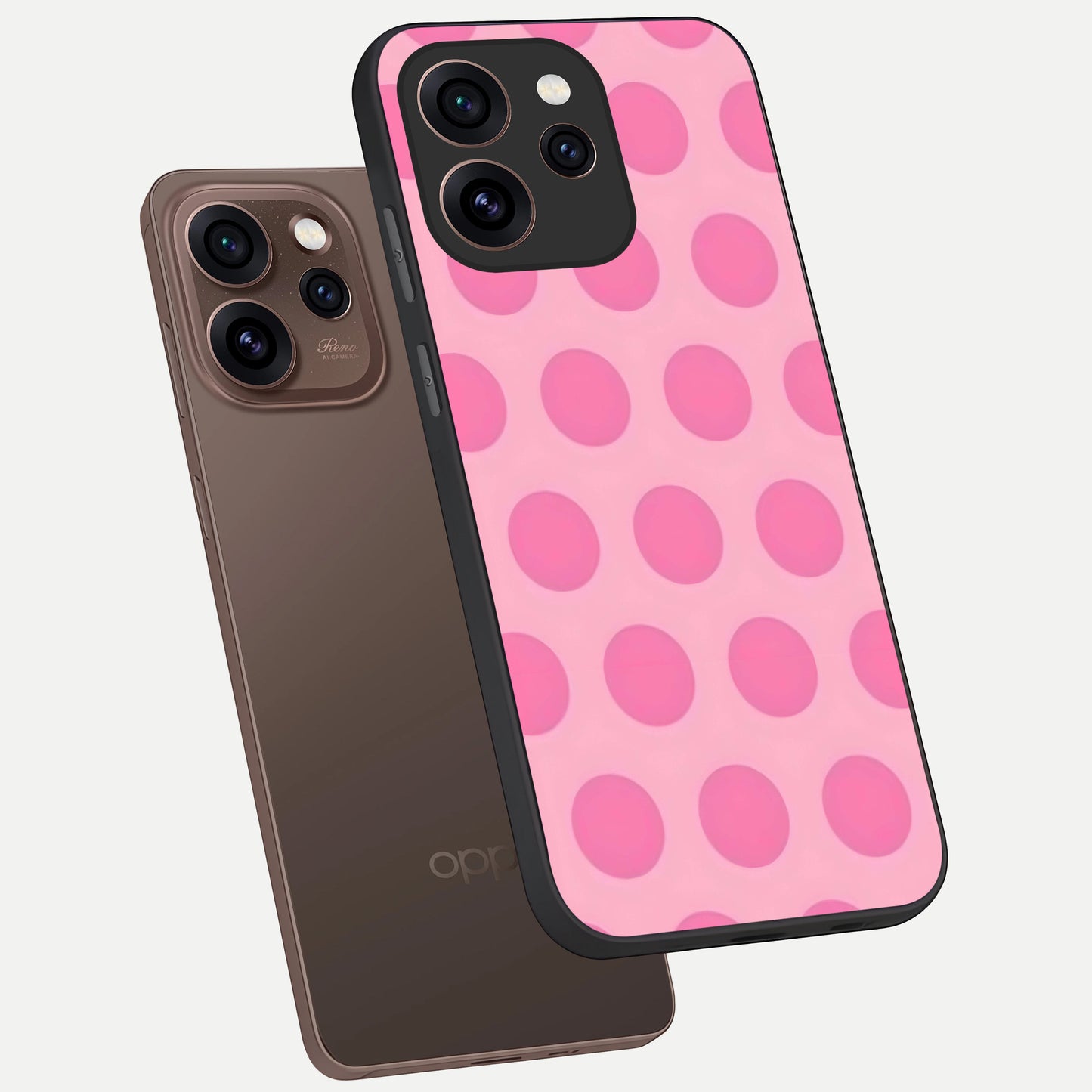 Sweet Dot Dreams phone case For Oppo Reno 15 Pro showing premium glass back cover with detailed artwork