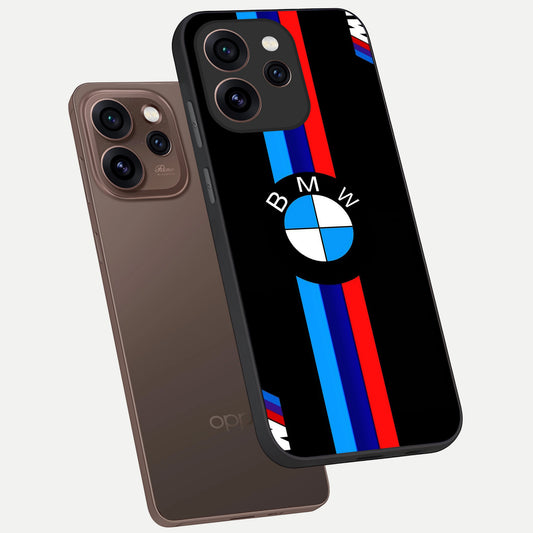  Turbo BMW Beast phone case For Oppo Reno 15 Pro showing premium glass back cover with detailed artwork