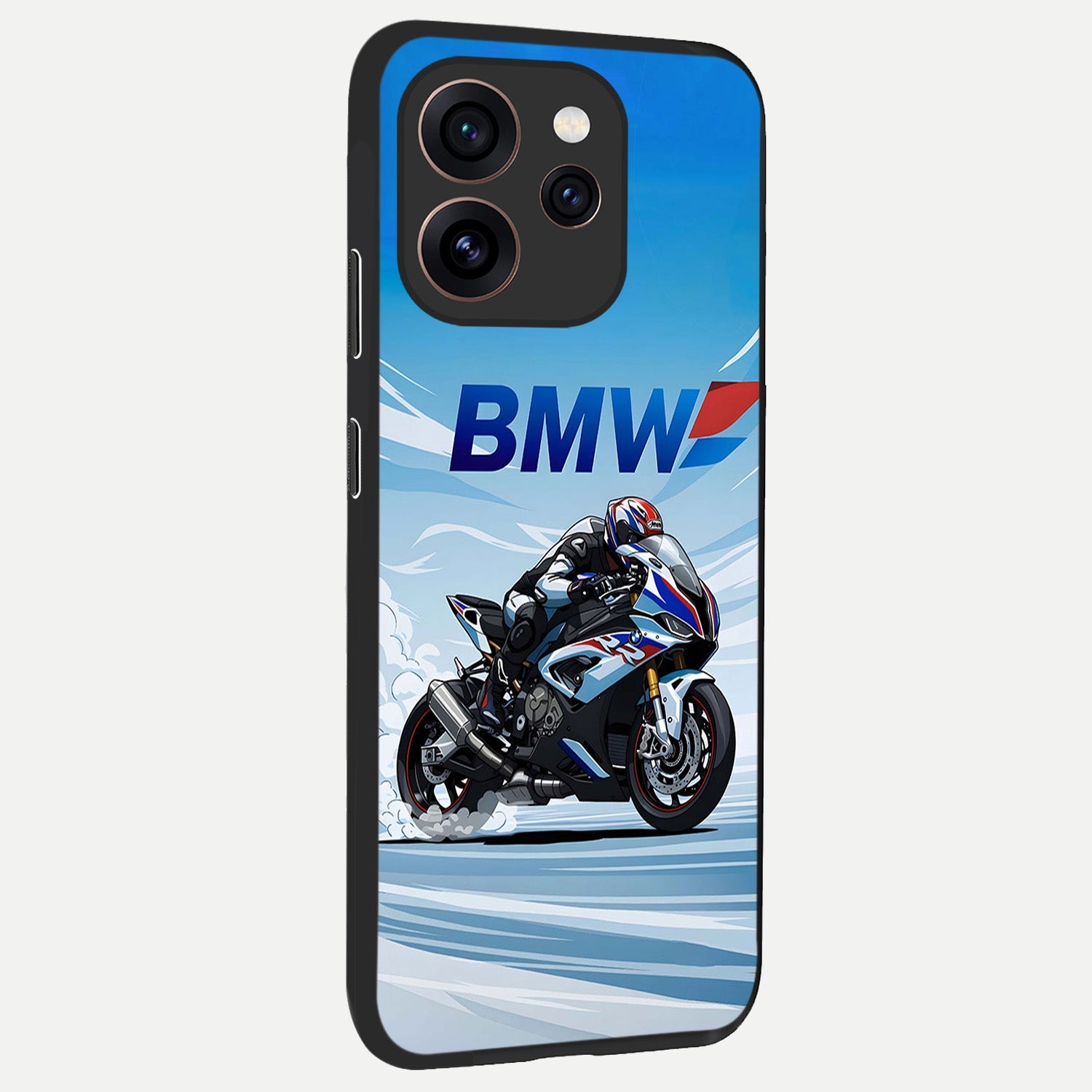  BMW Power Drift back cover For Oppo Reno 15 Pro slim fit glass case with vibrant aesthetic design