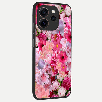  Bloom Crush Fantasy back cover For Oppo Reno 15 Pro slim fit glass case with vibrant aesthetic design
