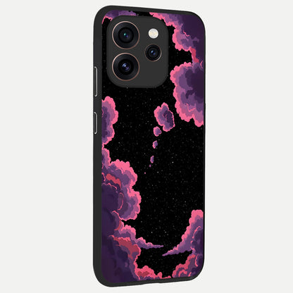  Cosmic Cloud Journey back cover For Oppo Reno 15 Pro slim fit glass case with vibrant aesthetic design