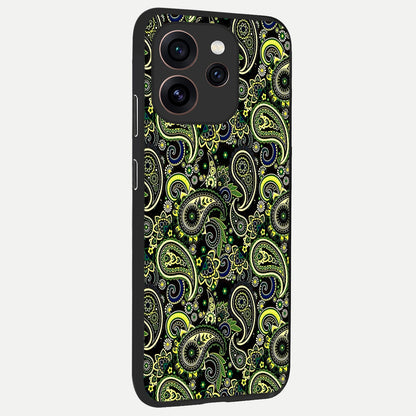 Green Lemon back cover For Oppo Reno 15 Pro slim fit glass case with vibrant aesthetic design