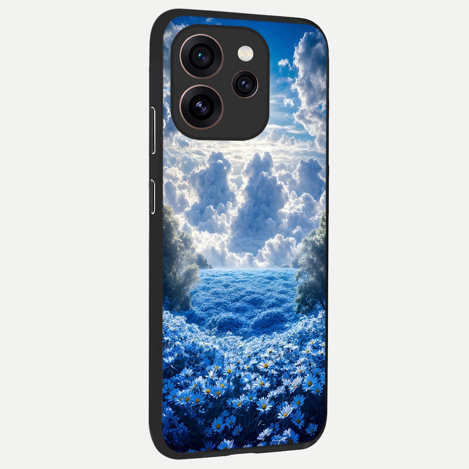  Heavenly Daisy Horizon back cover For Oppo Reno 15 Pro slim fit glass case with vibrant aesthetic design