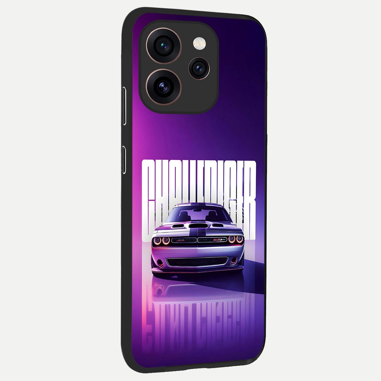  Midnight Muscle Ride back cover For Oppo Reno 15 Pro slim fit glass case with vibrant aesthetic design