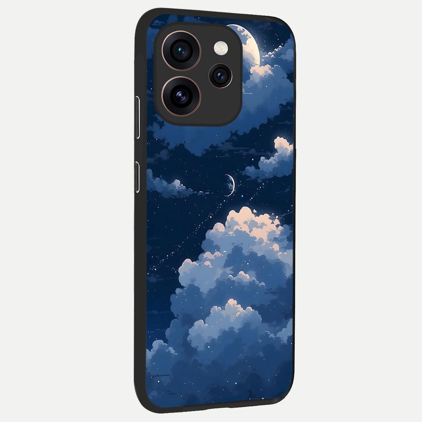  Moon Dream Haze back cover For Oppo Reno 15 Pro slim fit glass case with vibrant aesthetic design
