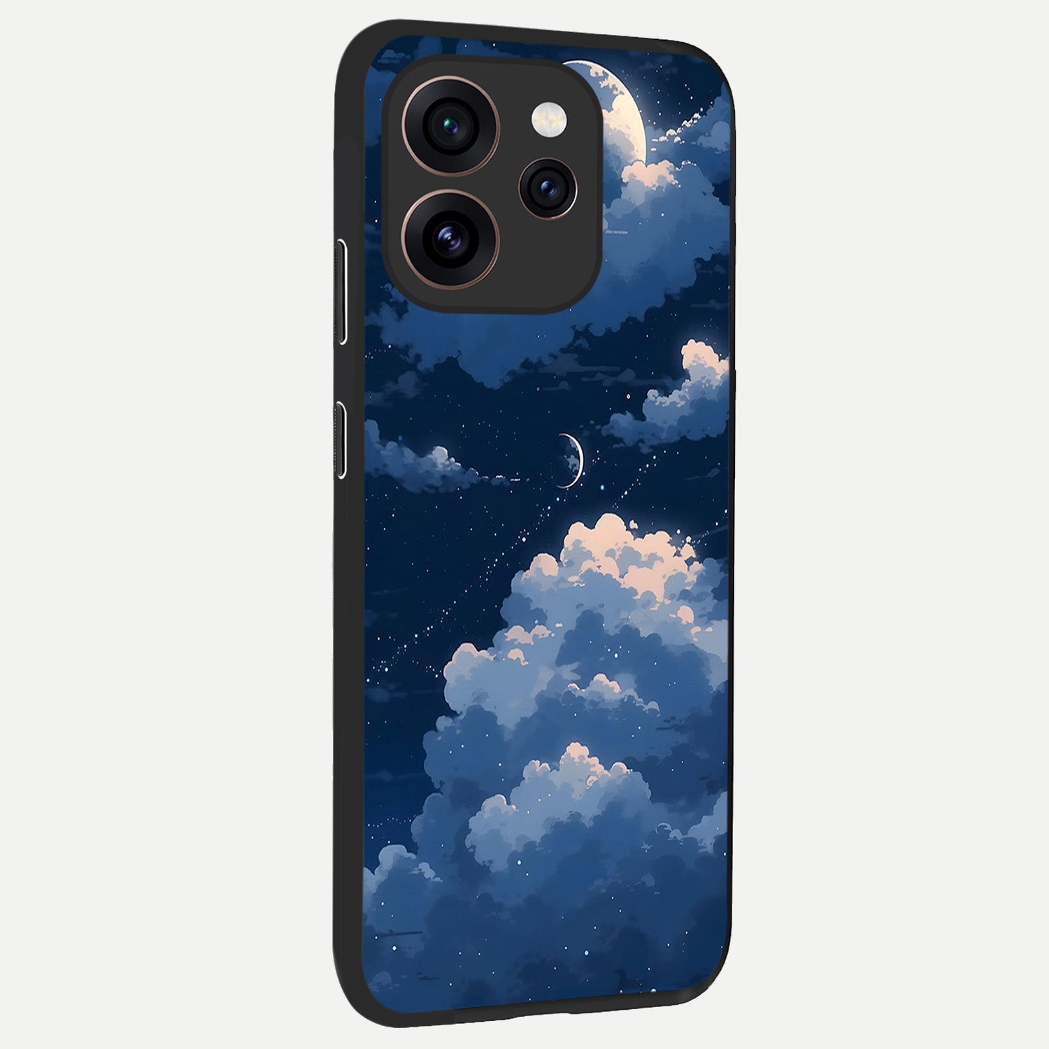  Moon Dream Haze back cover For Oppo Reno 15 Pro slim fit glass case with vibrant aesthetic design