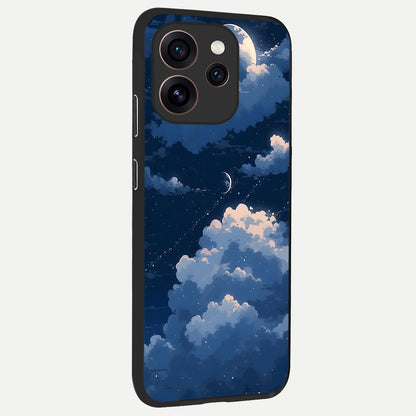  Moon Dream Haze back cover For Oppo Reno 15 Pro slim fit glass case with vibrant aesthetic design