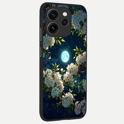  Moonlit Blossom Dream back cover For Oppo Reno 15 Pro slim fit glass case with vibrant aesthetic design