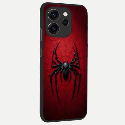  Superhero Web Emblem back cover For Oppo Reno 15 Pro slim fit glass case with vibrant aesthetic design