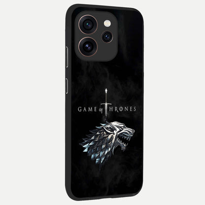  Throne Wolf Legacy back cover For Oppo Reno 15 Pro slim fit glass case with vibrant aesthetic design