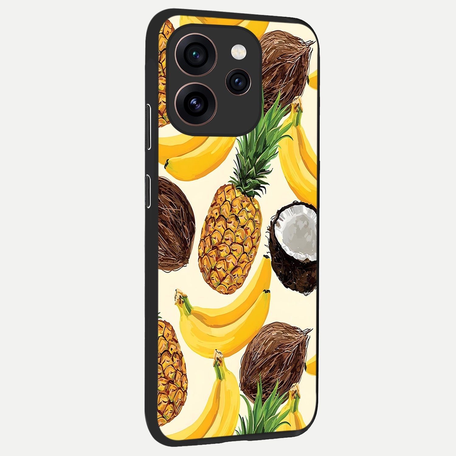  Tropical Fruit Mood back cover For Oppo Reno 15 Pro slim fit glass case with vibrant aesthetic design