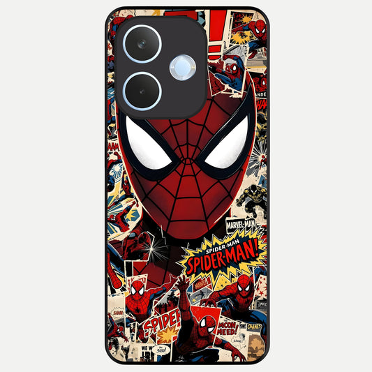  Aesthetic Wonder Spider Glass Case For Oppo Reno 15 Pro mini back cover – full design glossy printed glass finish