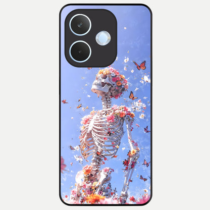  Bloom Beyond Bones Glass Case For Oppo Reno 15 Pro mini back cover – full design glossy printed glass finish