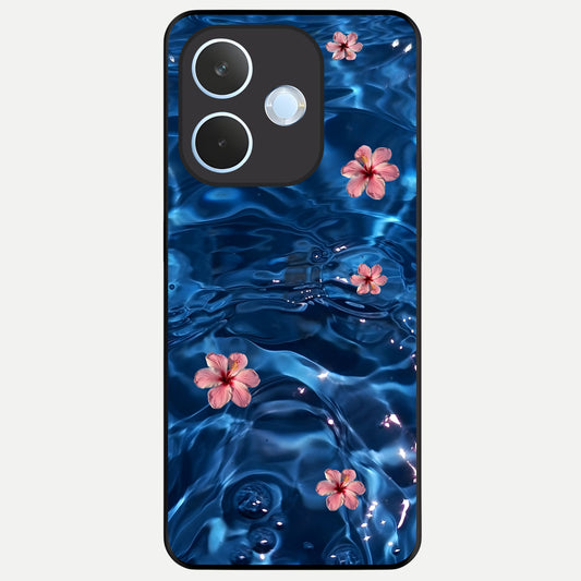 Bloom Thread Art Glass Case For Oppo Reno 15 Pro mini back cover – full design glossy printed glass finish