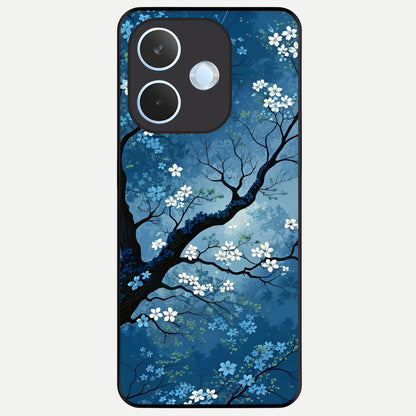  Blue Tree Serenity Glass Case For Oppo Reno 15 Pro mini back cover – full design glossy printed glass finish