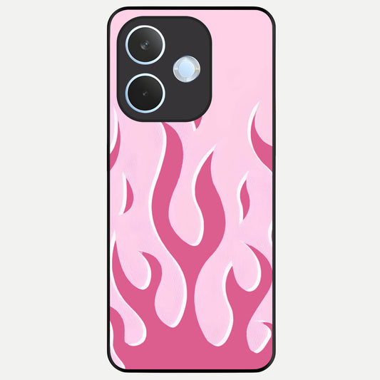  Blush Flame Energy Glass Case For Oppo Reno 15 Pro mini back cover – full design glossy printed glass finish