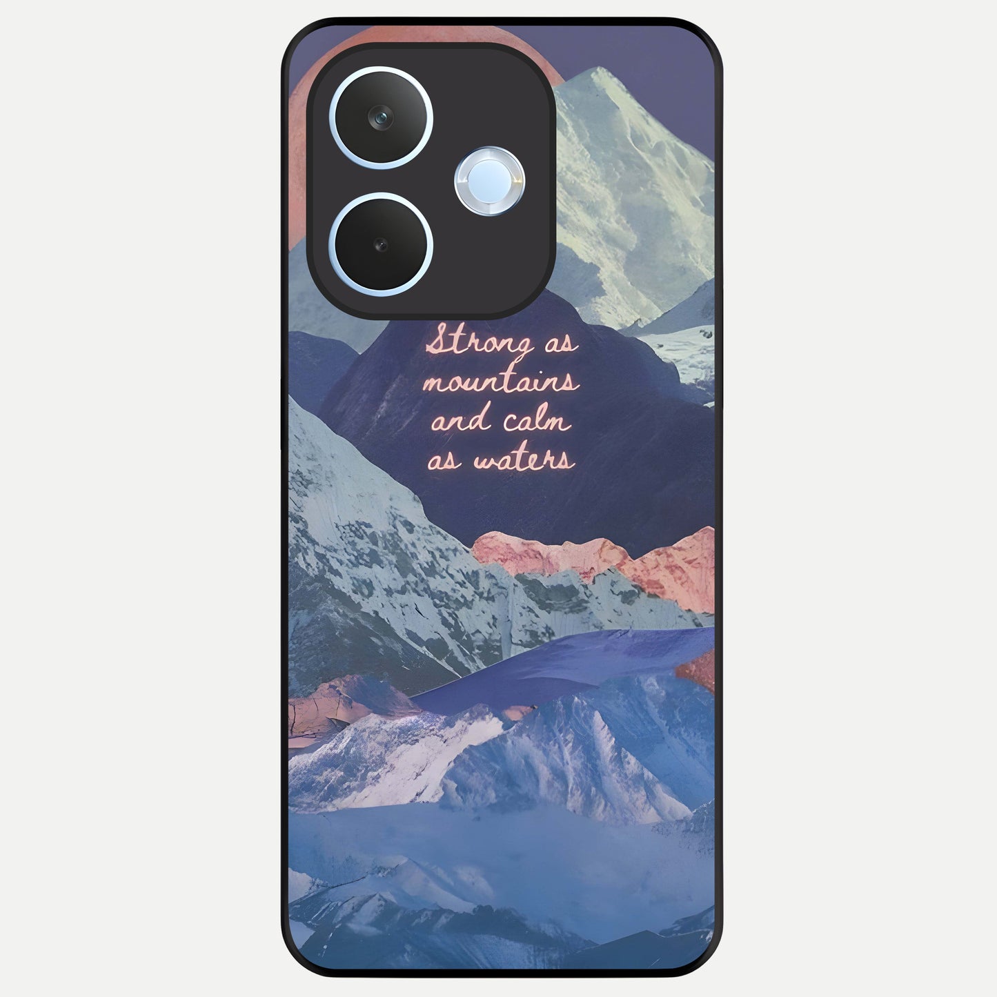  Celestial Mountain Calm Glass Case For Oppo Reno 15 Pro mini back cover – full design glossy printed glass finish