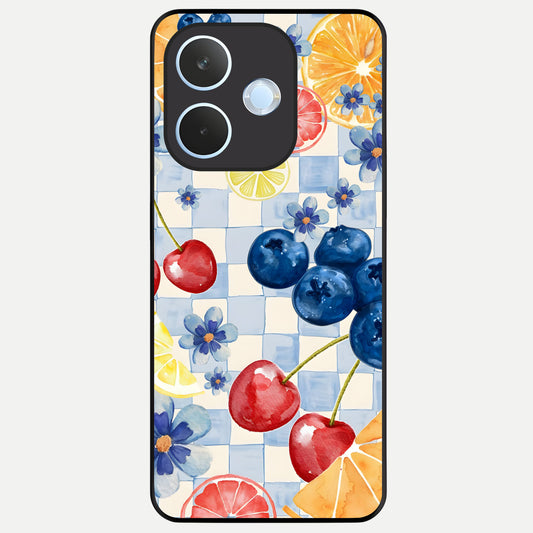  Citrus Bloom Joy Glass Case For Oppo Reno 15 Pro mini back cover – full design glossy printed glass finish