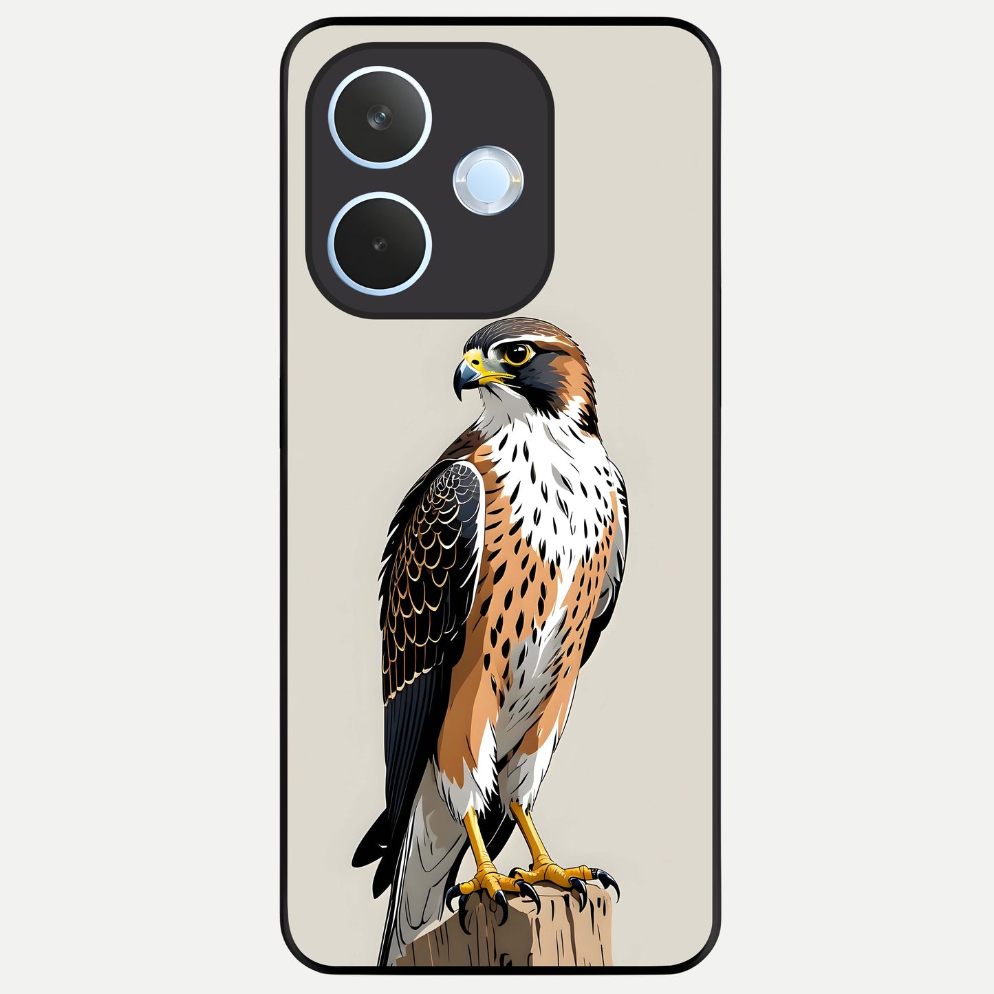  Clever Eagle Glass Case For Oppo Reno 15 Pro mini back cover – full design glossy printed glass finish