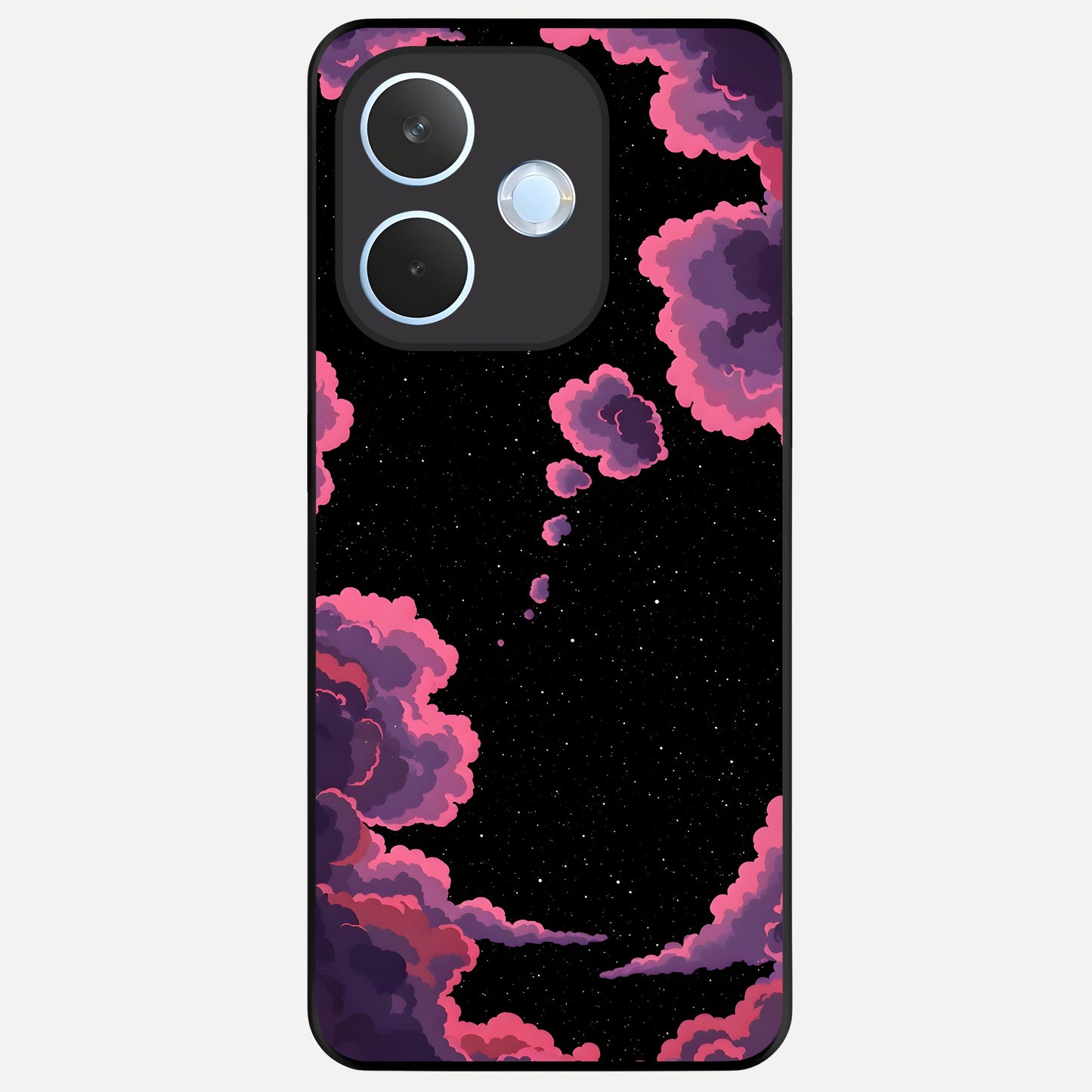  Cosmic Cloud Journey Glass Case For Oppo Reno 15 Pro mini back cover – full design glossy printed glass finish
