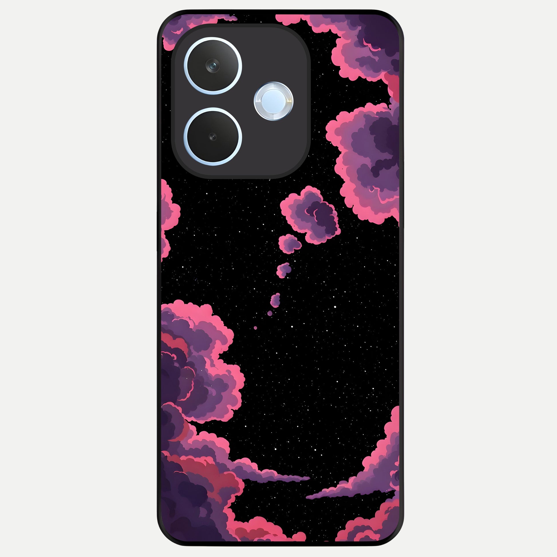  Cosmic Cloud Journey Glass Case For Oppo Reno 15 Pro mini back cover – full design glossy printed glass finish