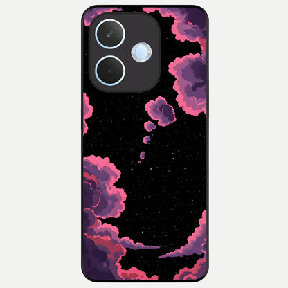  Cosmic Cloud Journey Glass Case For Oppo Reno 15 Pro mini back cover – full design glossy printed glass finish