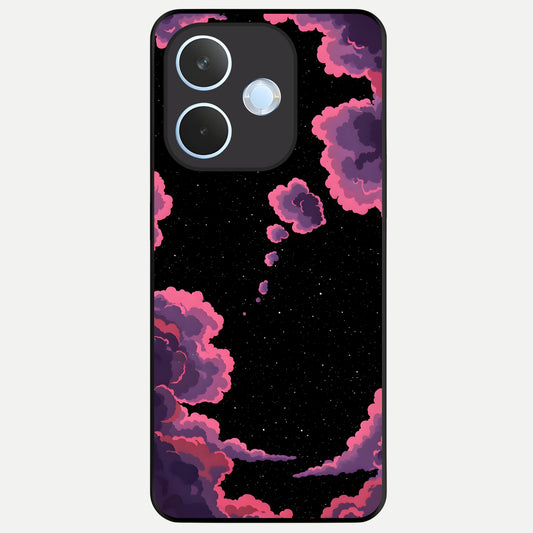  Cosmic Cloud Journey Glass Case For Oppo Reno 15 Pro mini back cover – full design glossy printed glass finish