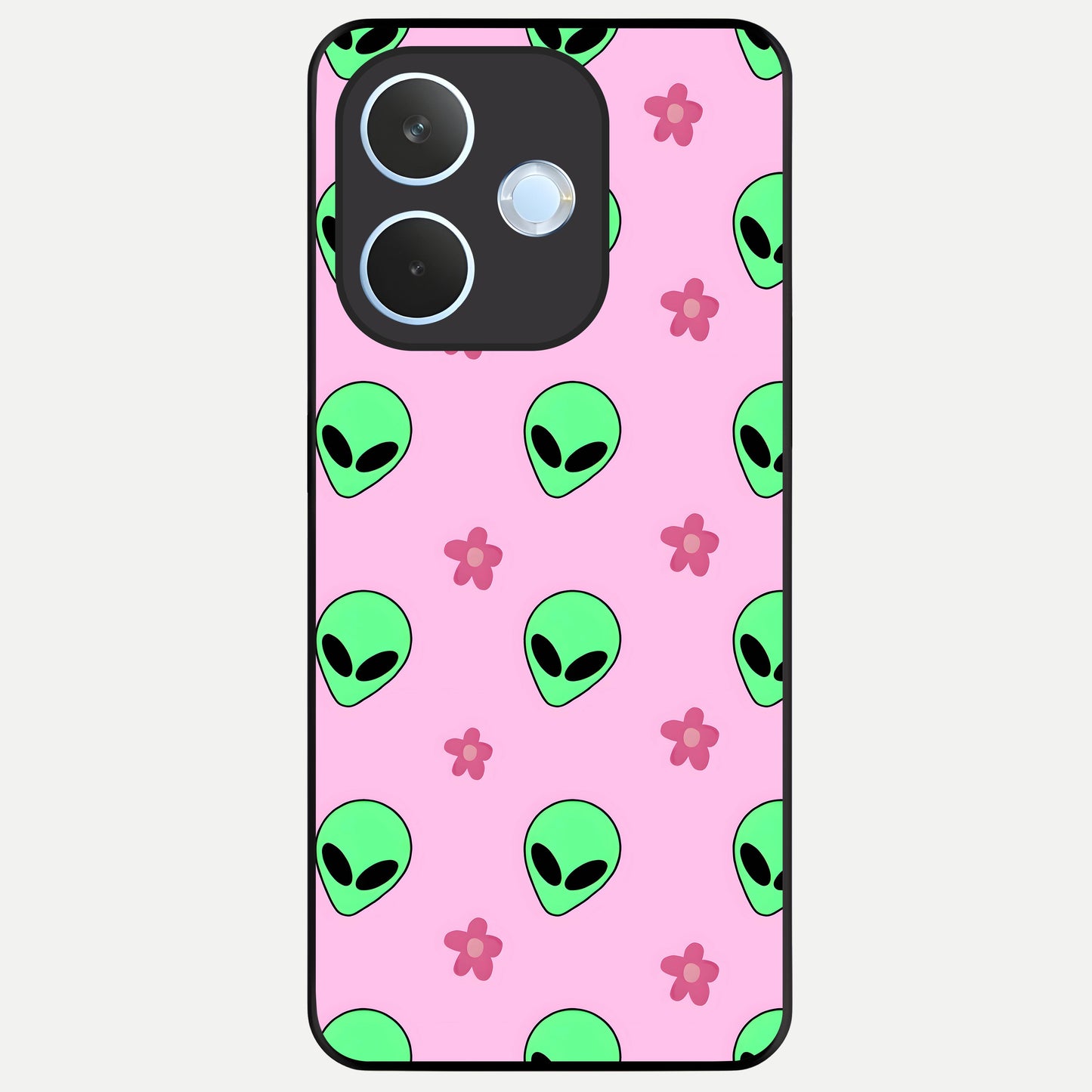  Cosmic Cute Crush Glass Case For Oppo Reno 15 Pro mini back cover – full design glossy printed glass finish