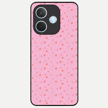  Cosmic Pink Sparkle Glass Case For Oppo Reno 15 Pro mini back cover – full design glossy printed glass finish