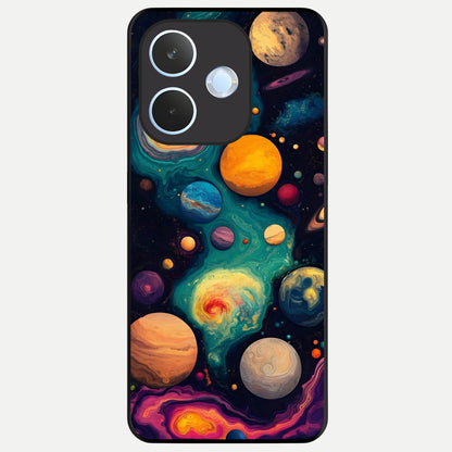  Cosmic Planet Journey Glass Case For Oppo Reno 15 Pro mini back cover – full design glossy printed glass finish