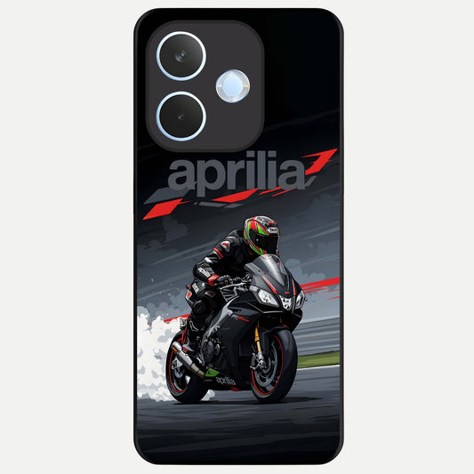  Dark Aprilla Glass Case For Oppo Reno 15 Pro mini back cover – full design glossy printed glass finish