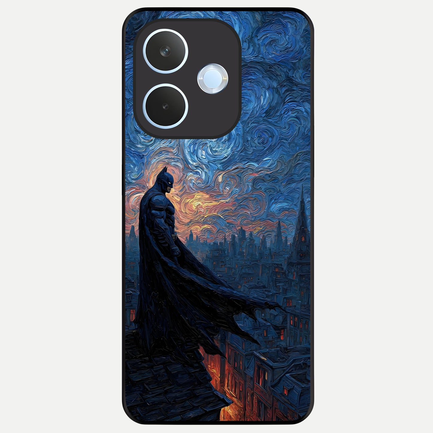  Dark Knight Dusk Glass Case For Oppo Reno 15 Pro mini back cover – full design glossy printed glass finish