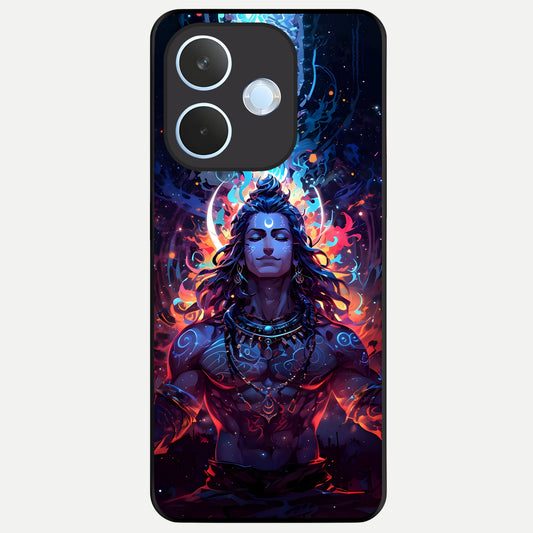  Divine Fire Shiv Glass Case For Oppo Reno 15 Pro mini back cover – full design glossy printed glass finish