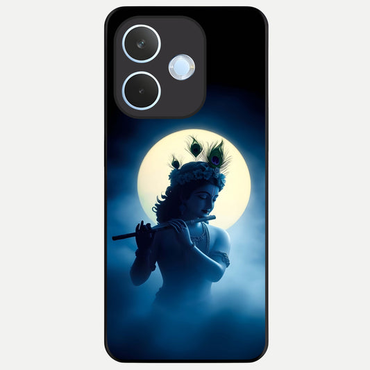  Divine Moon Flute Glass Case For Oppo Reno 15 Pro mini back cover – full design glossy printed glass finish