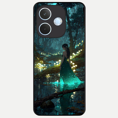  Enchanted Forest Glow Glass Case For Oppo Reno 15 Pro mini back cover – full design glossy printed glass finish