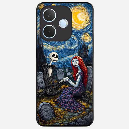  Eternal Night Love Glass Case For Oppo Reno 15 Pro mini back cover – full design glossy printed glass finish