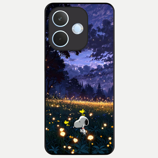  Firefly Meadow Magic Glass Case For Oppo Reno 15 Pro mini back cover – full design glossy printed glass finish