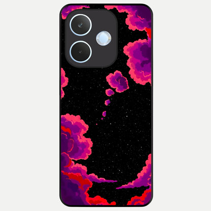  Galaxy Dream Frame Glass Case For Oppo Reno 15 Pro mini back cover – full design glossy printed glass finish