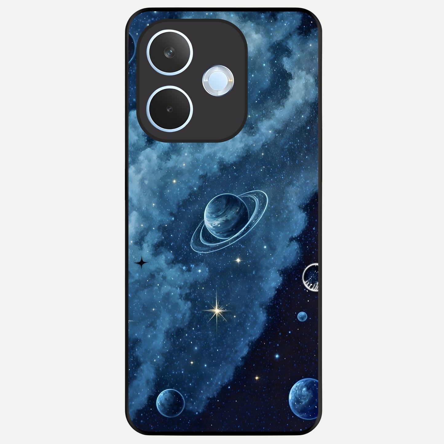  Galaxy Dream Space Glass Case For Oppo Reno 15 Pro mini back cover – full design glossy printed glass finish