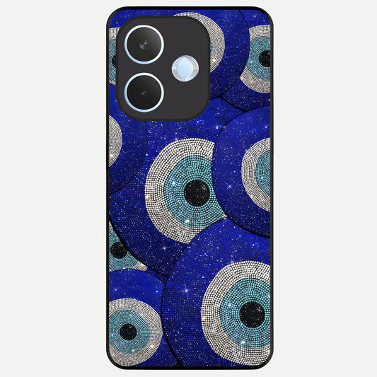  Galaxy Eye Flow Glass Case For Oppo Reno 15 Pro mini back cover – full design glossy printed glass finish