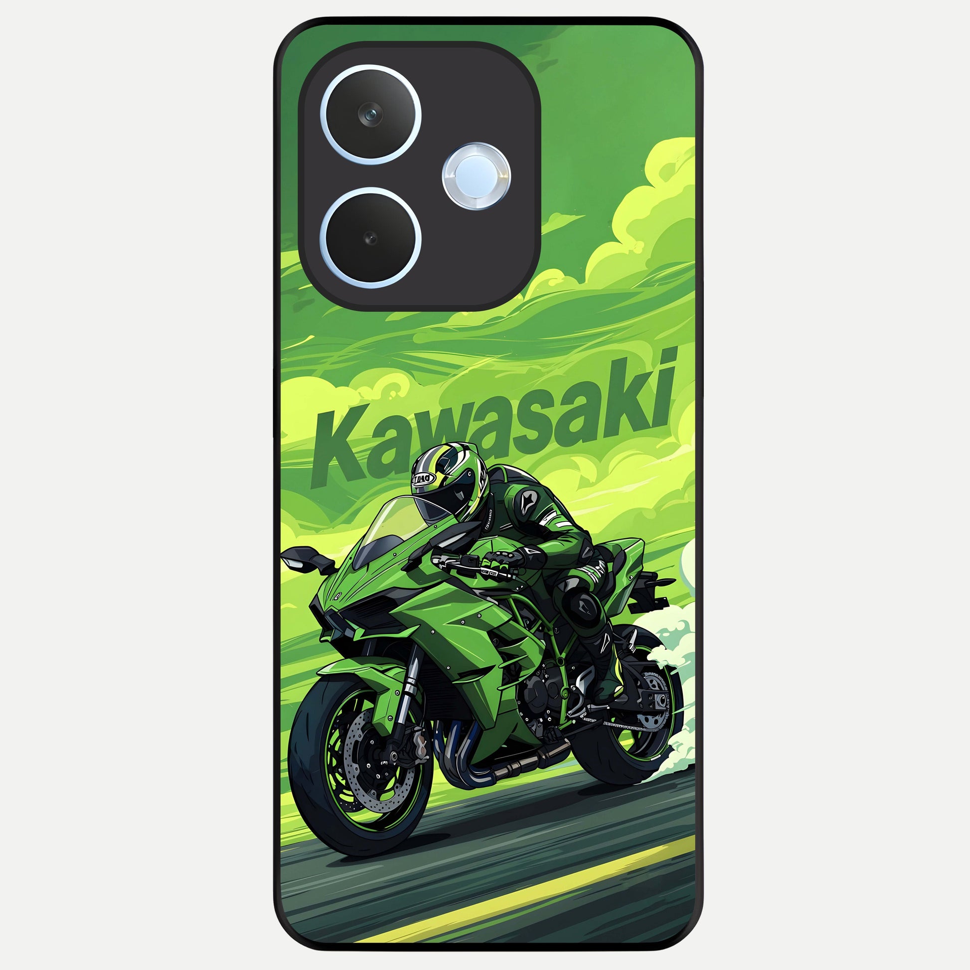  Greenery Sky Glass Case For Oppo Reno 15 Pro mini back cover – full design glossy printed glass finish